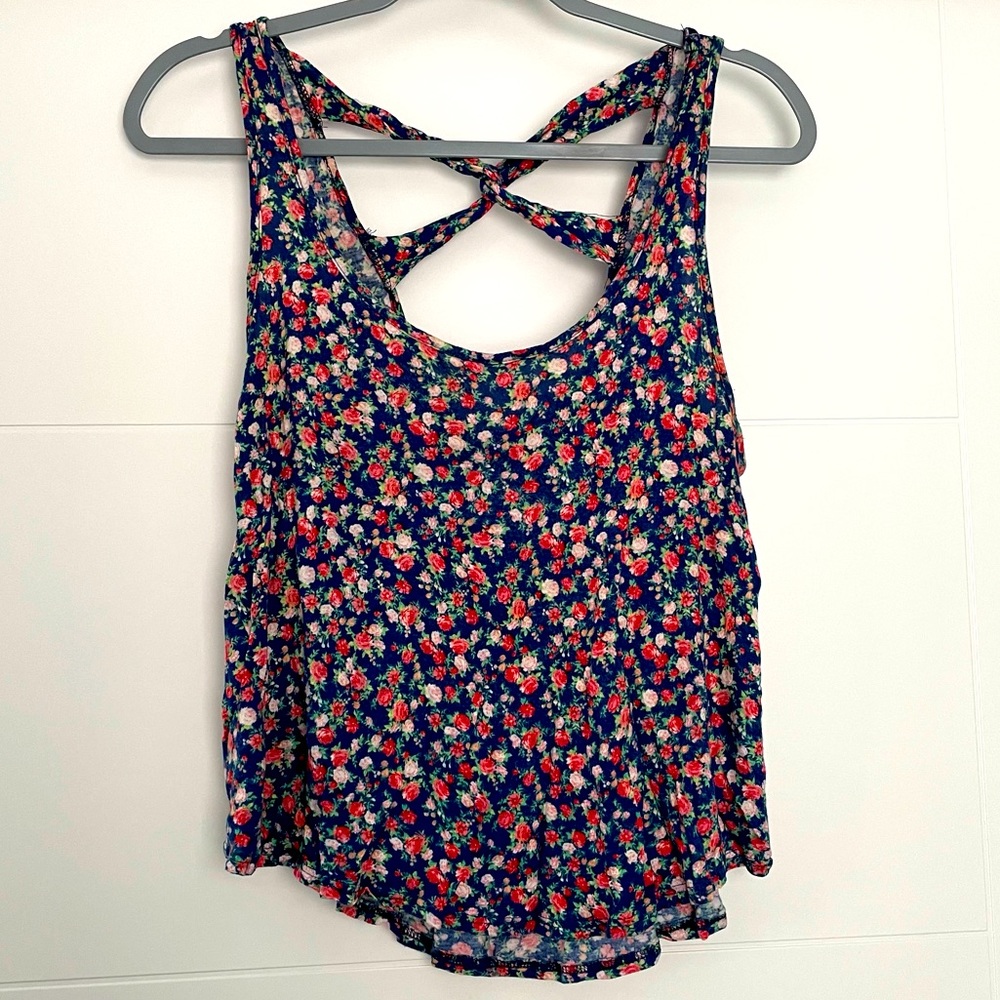 Floral Forever 21 tank top